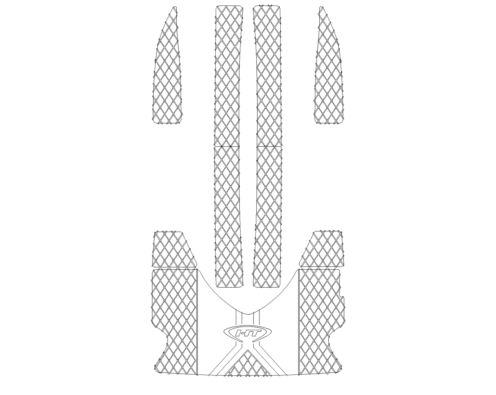 Hydro-Turf PRO SERIES traction mat kit for Sea-Doo GTS (01) / GTI (01-05) GTI /GTI LE /GTI LE RFI /GTI RFI STD 2001-2005