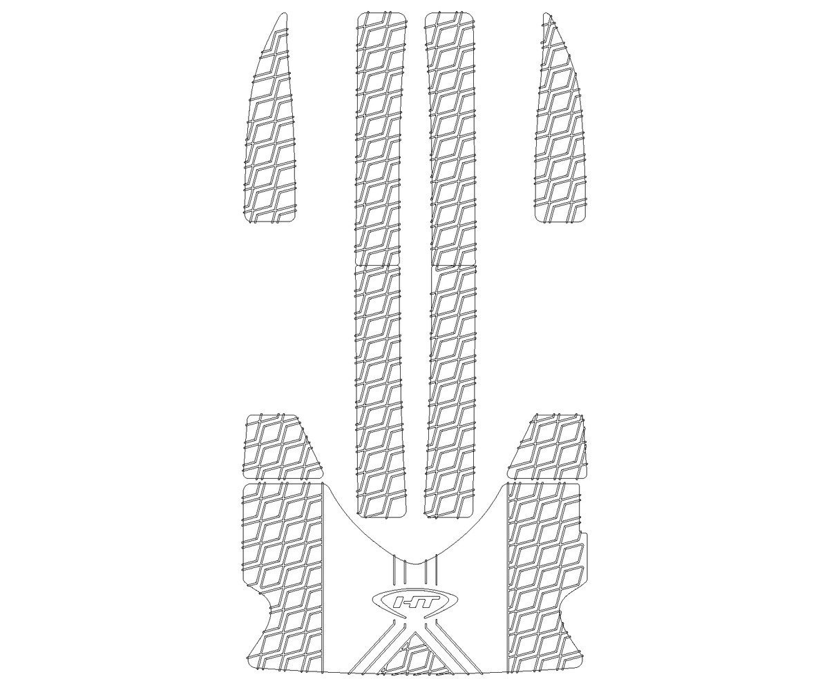 Hydro-Turf PRO SERIES traction mat kit for Sea-Doo GTS (01) / GTI (01-05) GTI /GTI LE /GTI LE RFI /GTI RFI STD 2001-2005