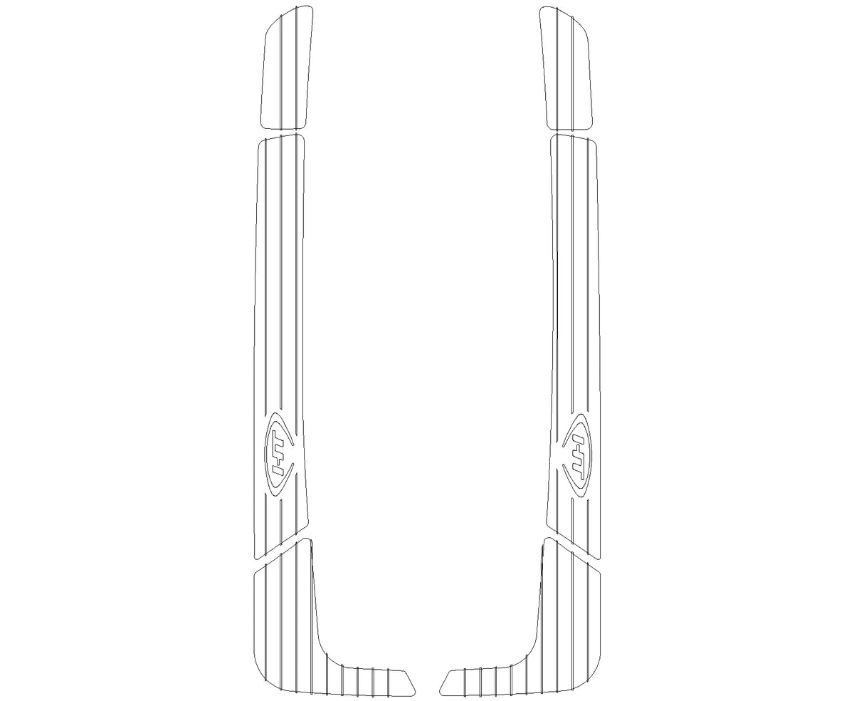 Hydro-Turf PRO SERIES traction mat kit for Sea-Doo  XP (93-96) / SP FAMILY (94-99)