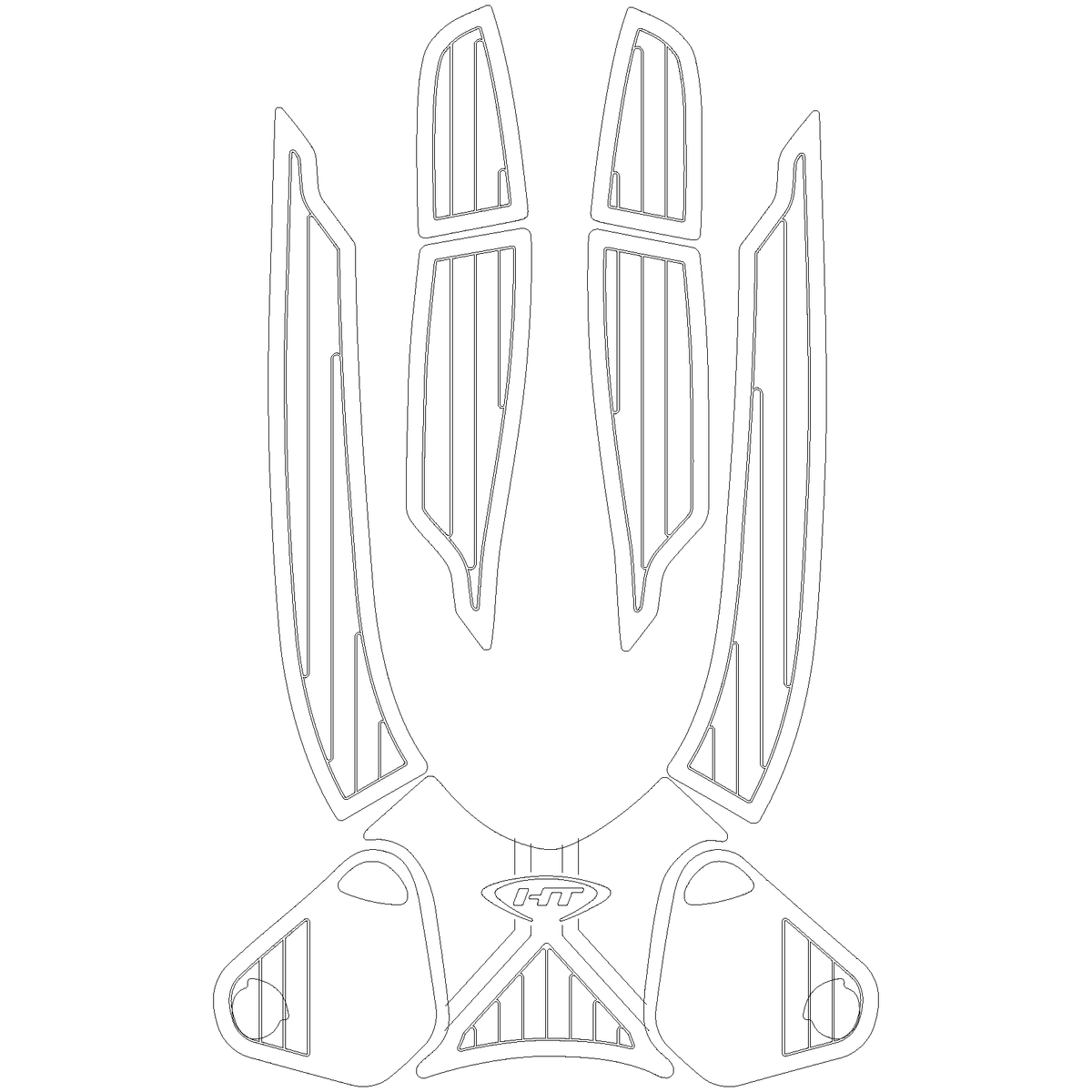 Hydro-Turf PRO SERIES traction mat kit for Sea-Doo RXT 215 /RXT-X /RXT-X RS 260 /GTX 155 /WAKE PRO 215 /RXT 260 /RXT 260 RS