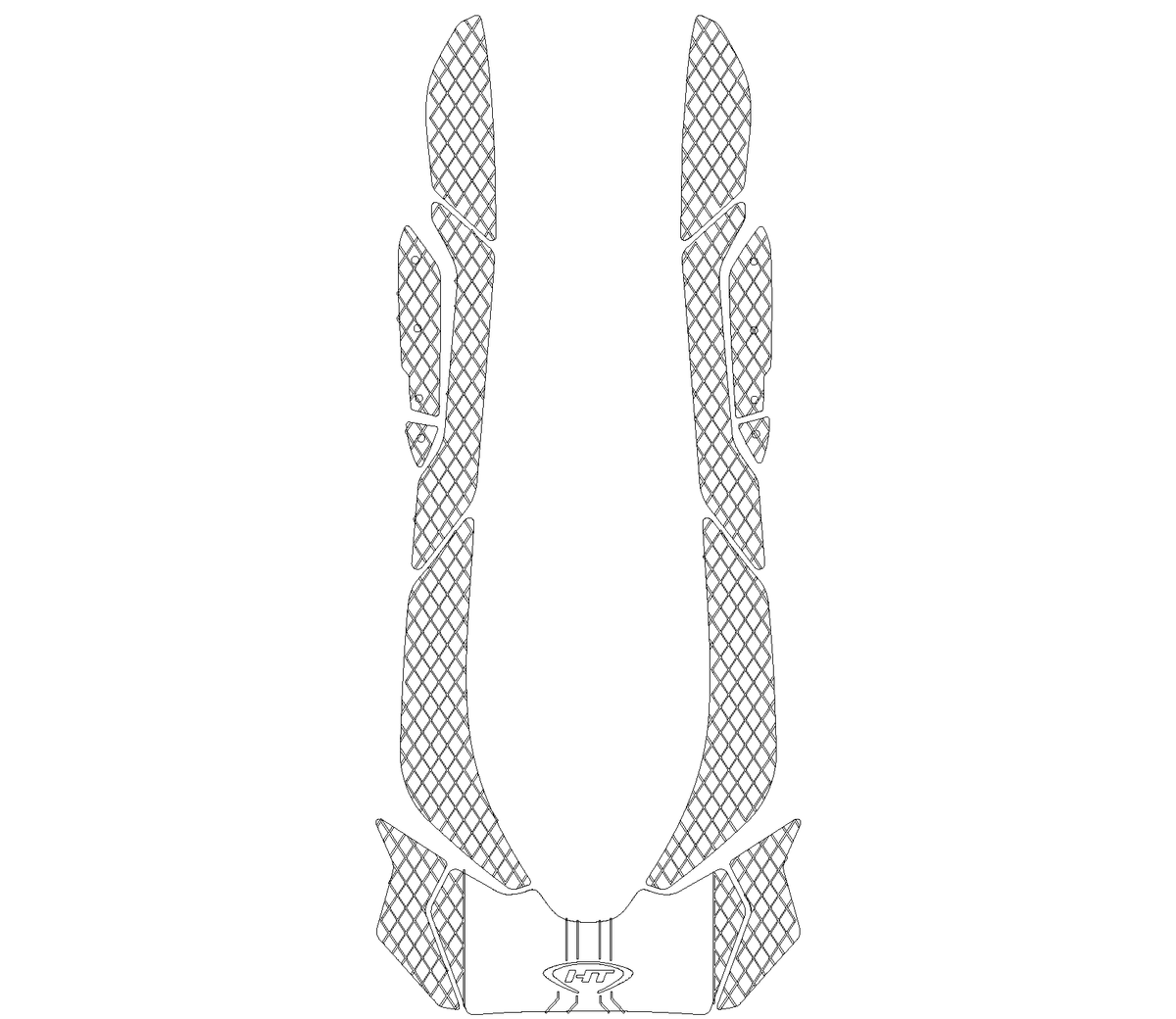 Hydro-Turf PRO SERIES traction mat kit for Sea-Doo RXP-X 260/300 2012-2017 GTR-X (17-19)