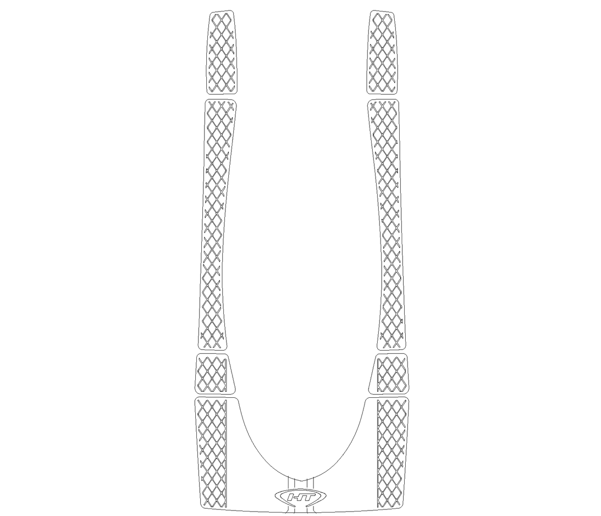 Hydro-Turf PRO SERIES traction mat kit for Sea-Doo RXP 2004 &amp; 2005