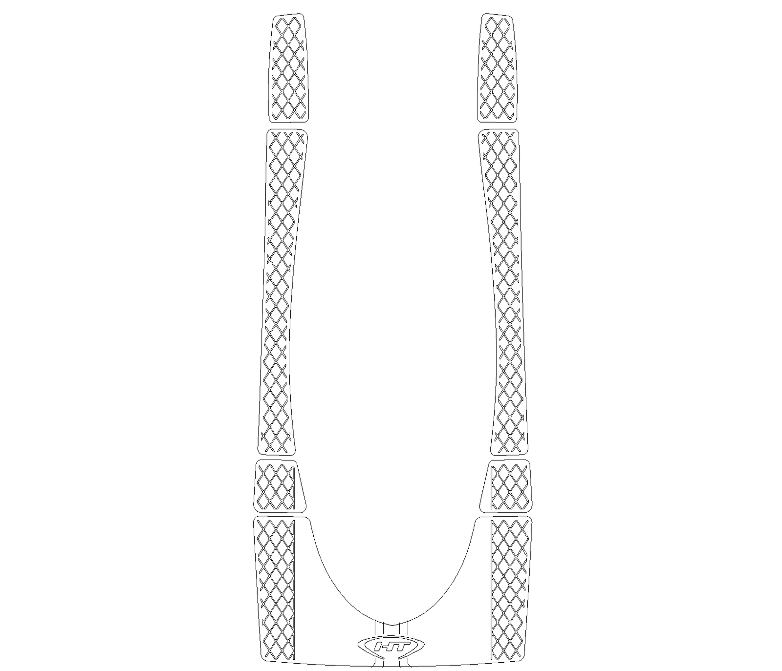 Hydro-Turf PRO SERIES traction mat kit for Sea-Doo RXP 2004 & 2005