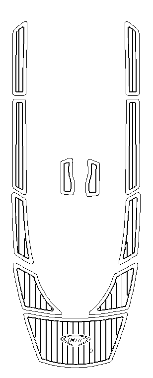 Hydro-Turf PRO SERIES traction mat kit for Yamaha FX 140 /FX
