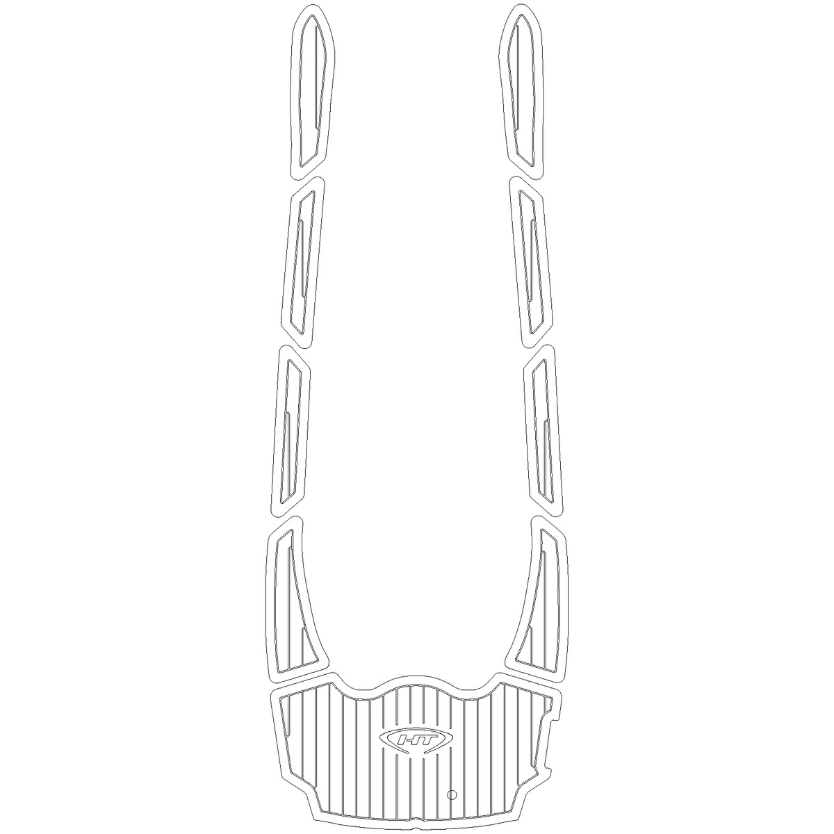 Hydro-Turf PRO SERIES traction mat kit for Yamaha 2010-2014 VX SPORT/ VX DELUXE/ VX CRUISER/ VXR/ VXS YAMAHA VX DELUXE LIMITED CRUISER/HO VXR GP1800