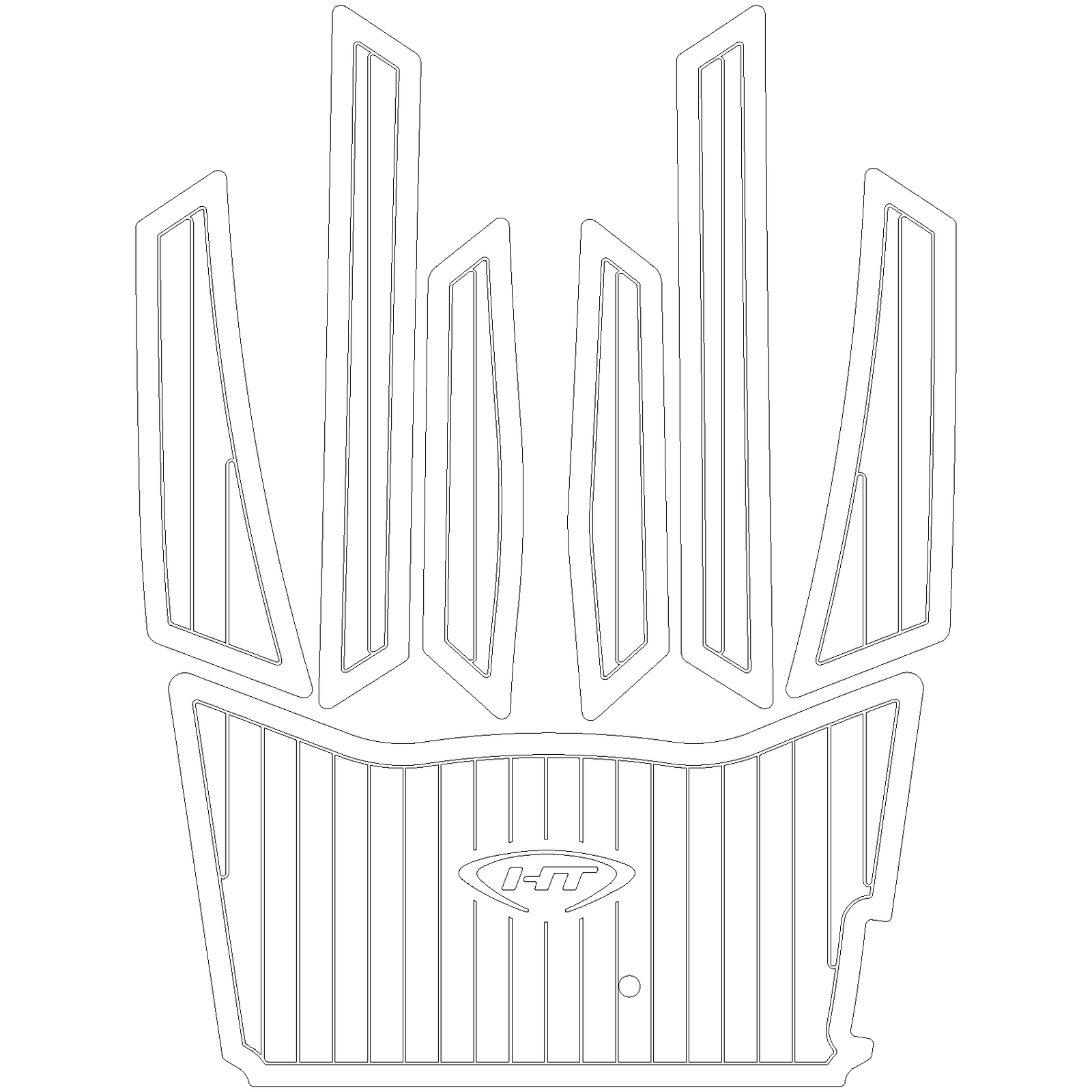 Hydro-Turf Pro Series VX DELUXE LIMITED CRUISER/HO VXR GP1800