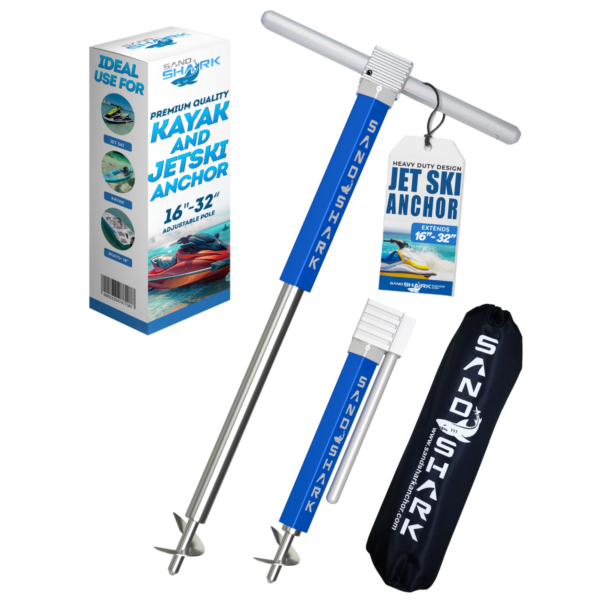 PWC 3.0 Anchor by Sandshark – The Ultimate Anchor for Jet Skis &amp; Personal Watercraft