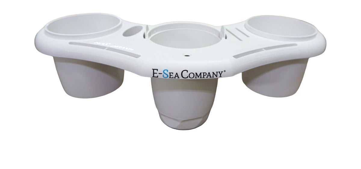 E-Sea Caddy Pro - Suction Mounted Drink Holder-White