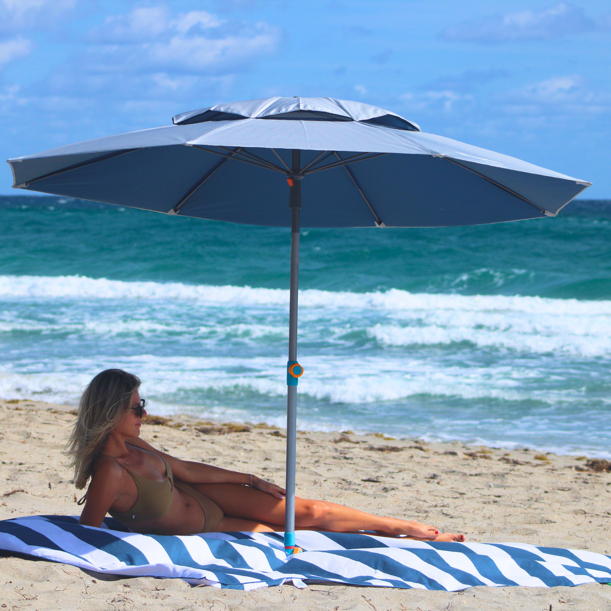 Beach Umbrella &amp; Anchor System
