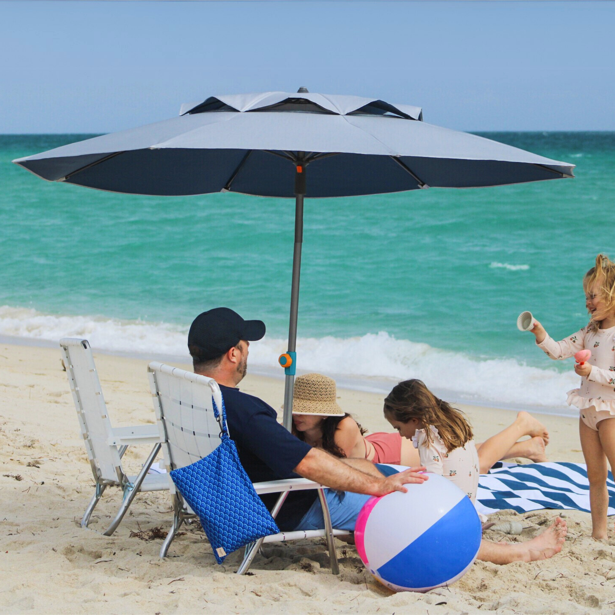 Beach Umbrella &amp; Anchor System