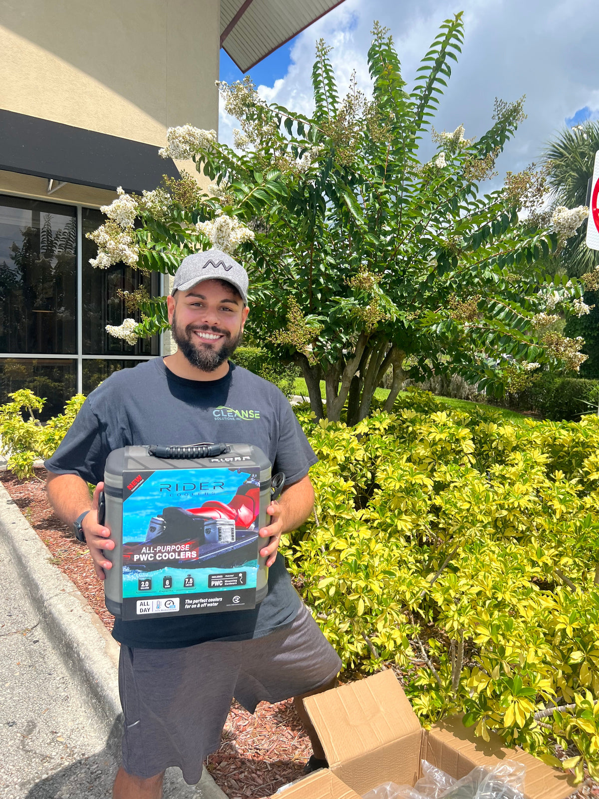 Rider PWC Coolers Jet Ski Coolers Set of 2 Black/Green RC101