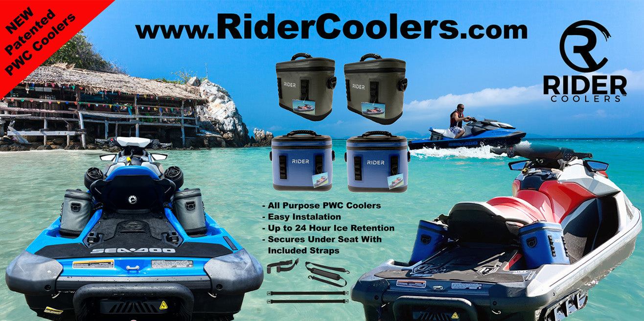 Rider PWC Coolers Jet Ski Coolers Set of 2