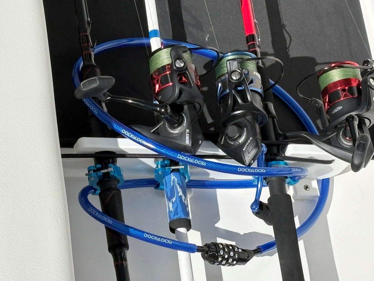 DocksLocks Fishing Rod &amp; Reel Lock