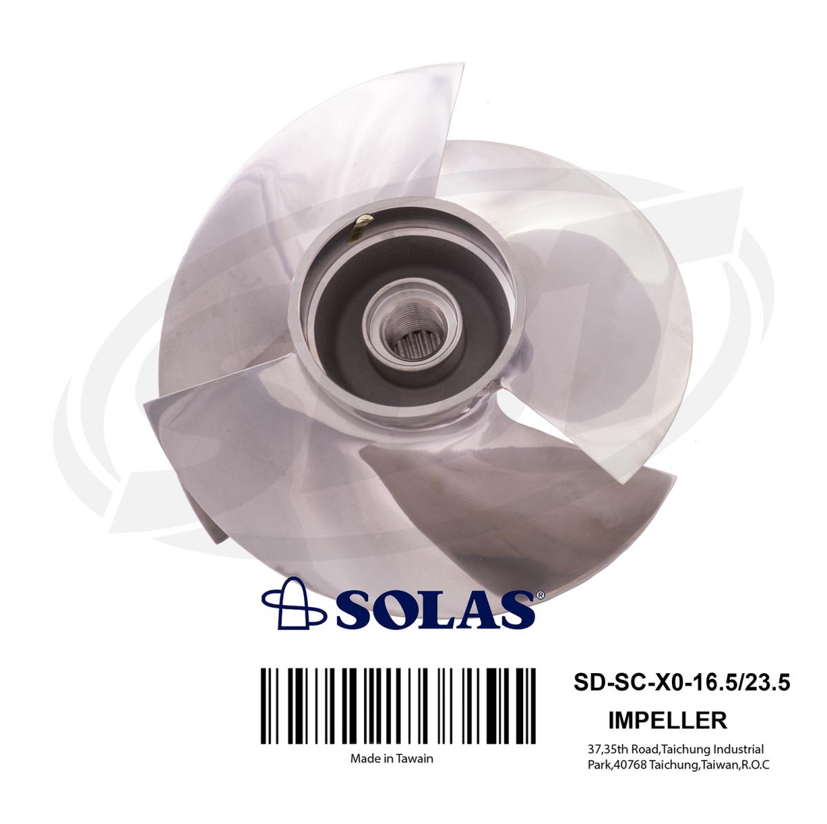 Solas Super Camber SD-SC-X0(16.5-23.5) for Sea-Doo