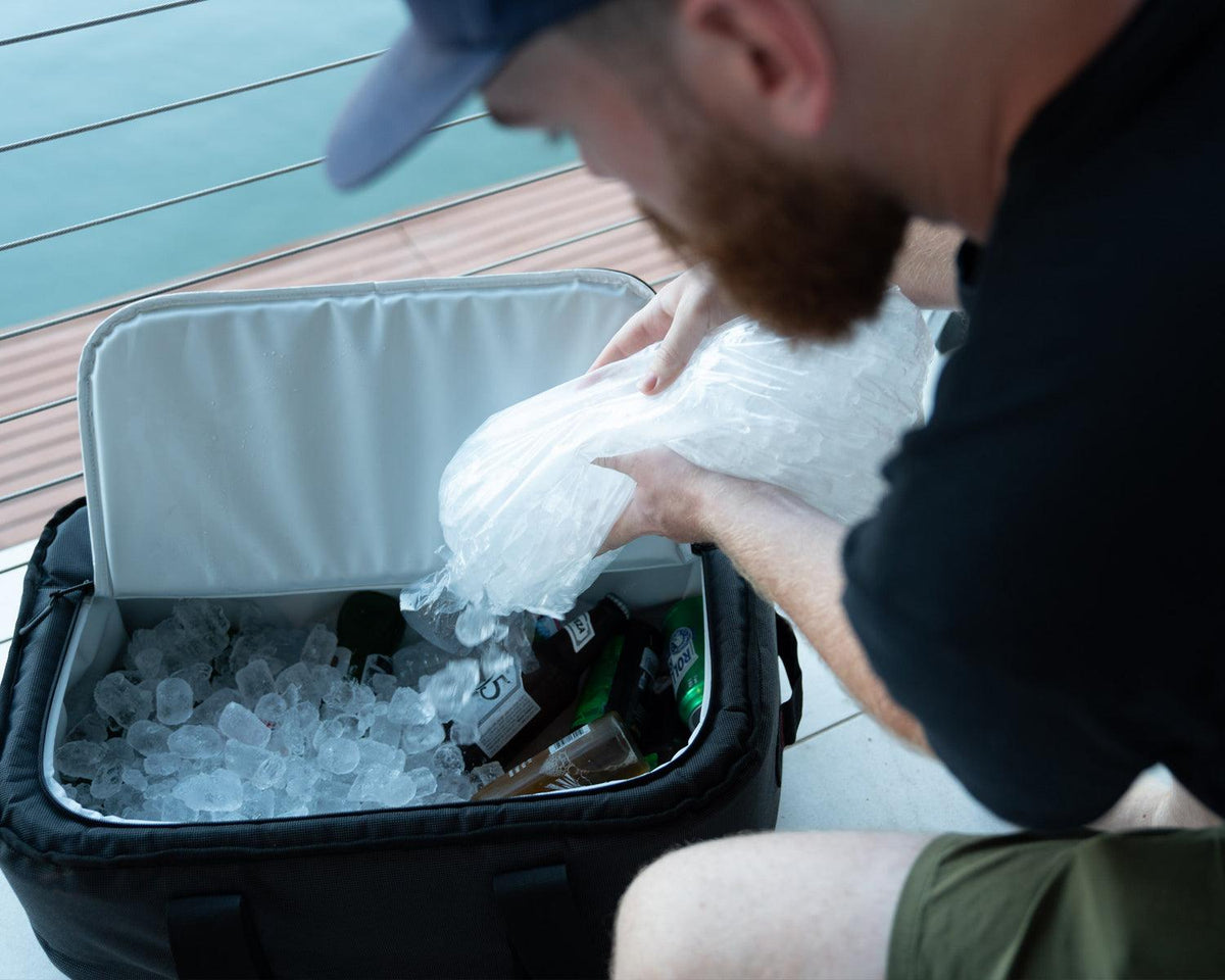 Stow-N-Go Canvas 38 Can Cooler - Ocean