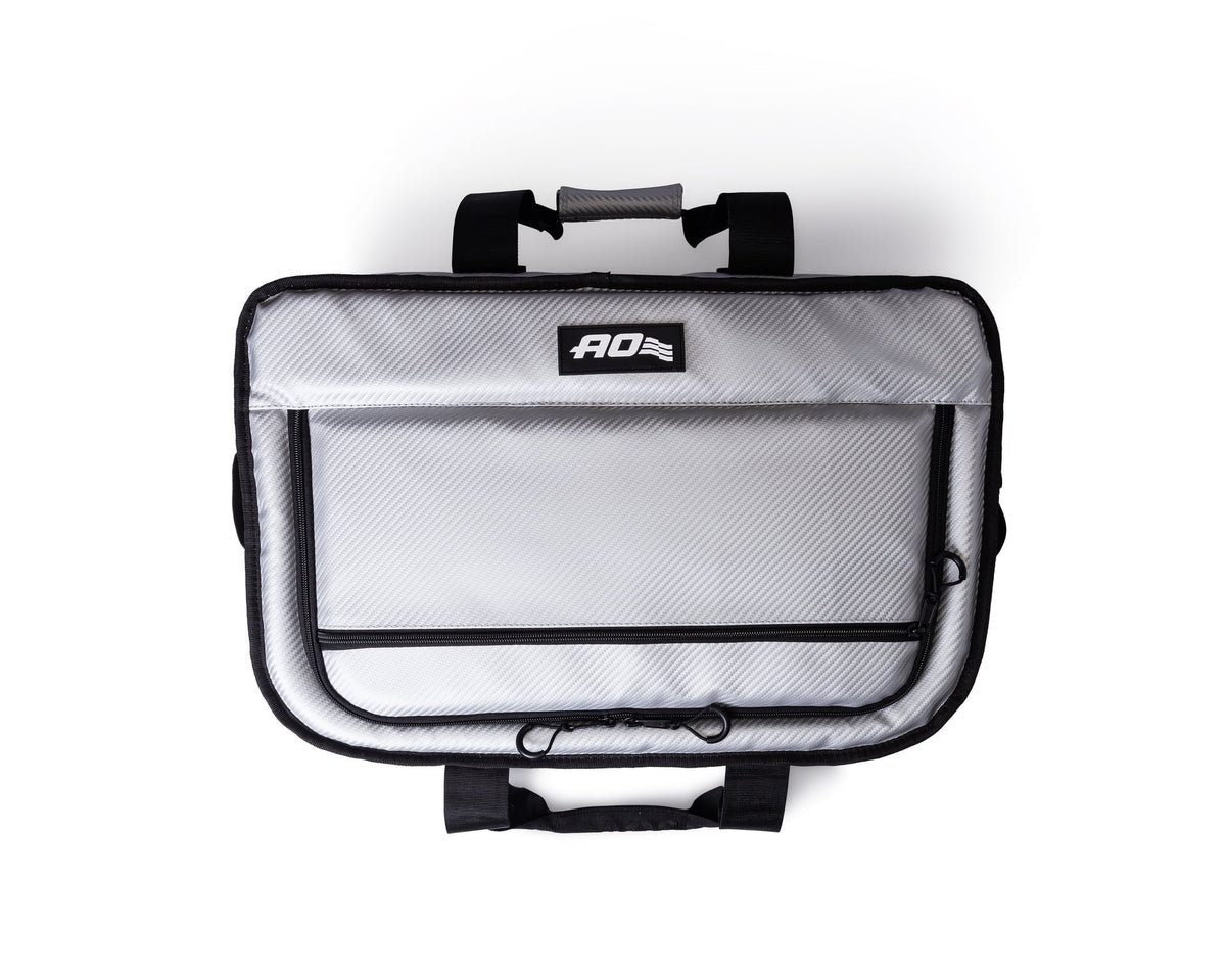 Stow-N-Go Carbon HD 38 Can Cooler - Silver