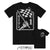 DEATH RACE MENS STAPLE TEE IN BLACK