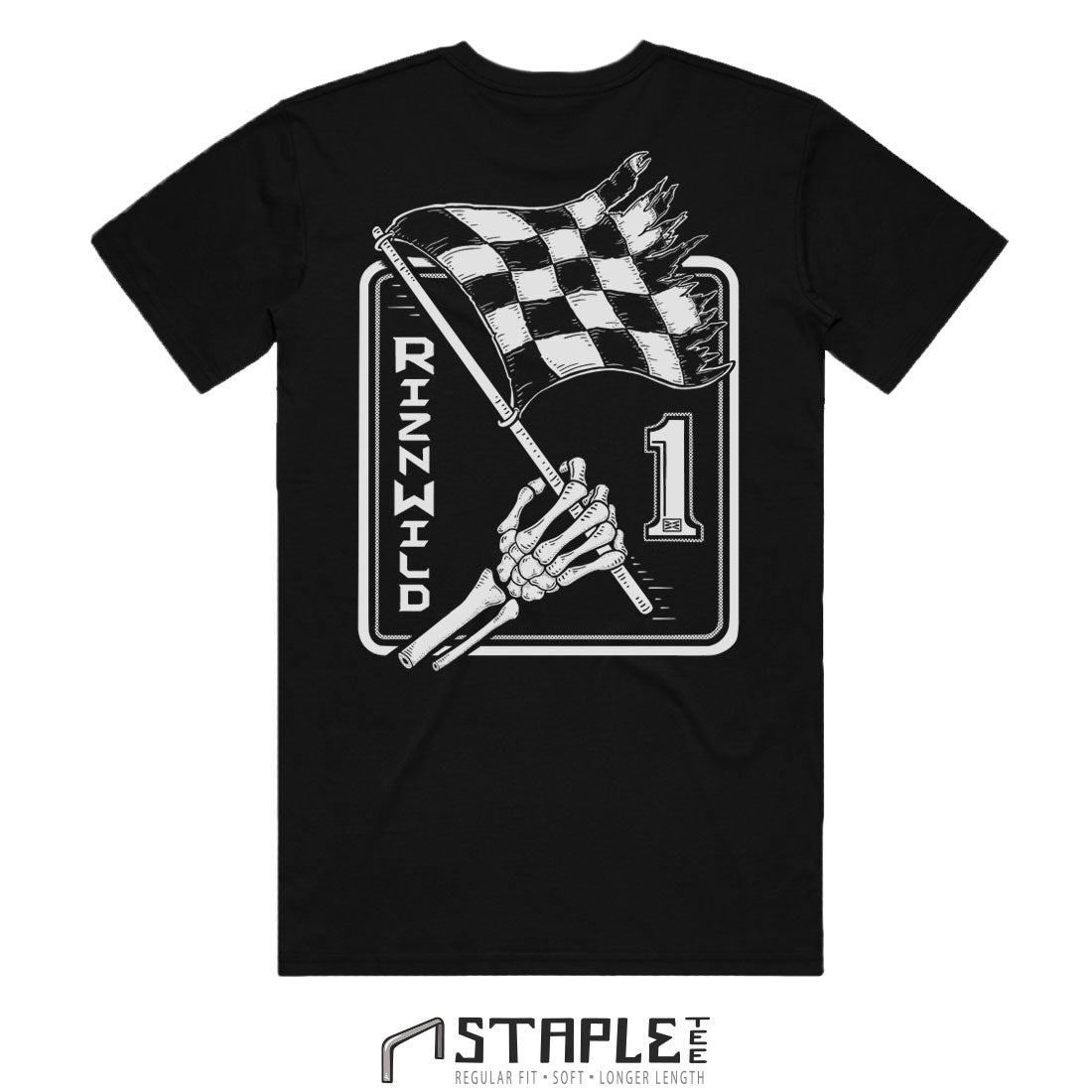 DEATH RACE MENS STAPLE TEE IN BLACK
