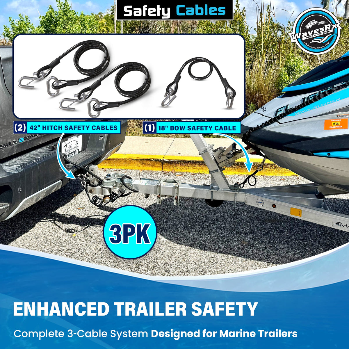 Trailer Safety Cables