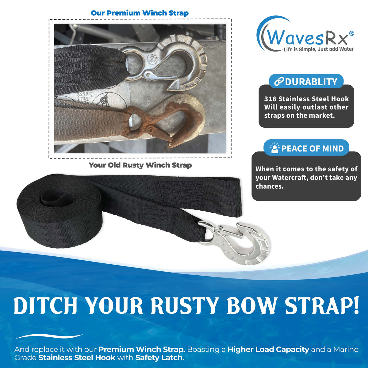PWC TRAILER WINCH STRAP