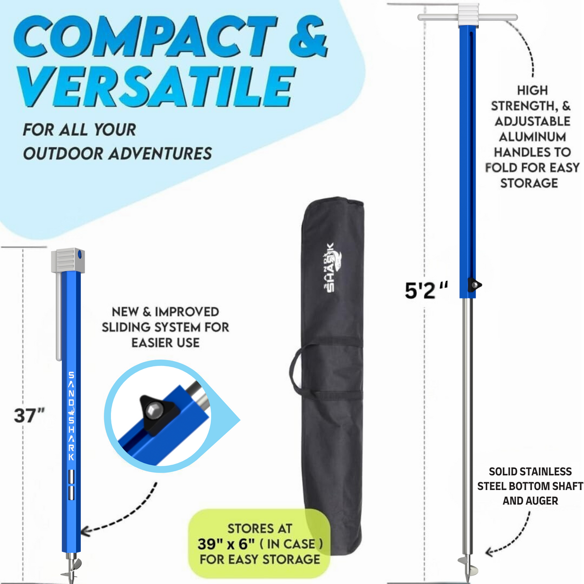 NEW for 2025 Ultimate XL 3.0  – Heavy-Duty Anchor for Boats, Pontoons, Tritoons