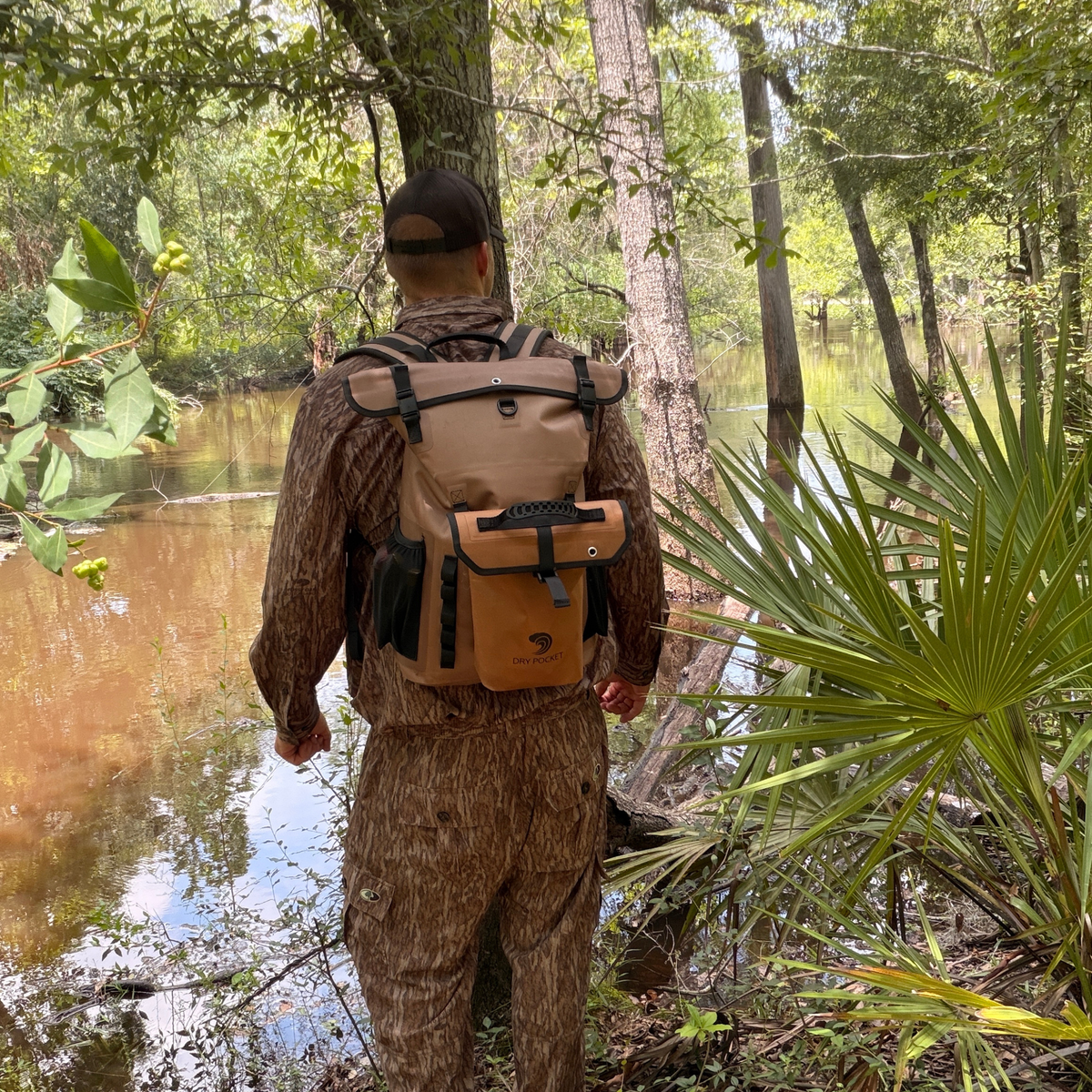 PRE ORDER - Waterproof Floating Shell Bag / Boating Bag - Coyote Brown (Arriving in August)
