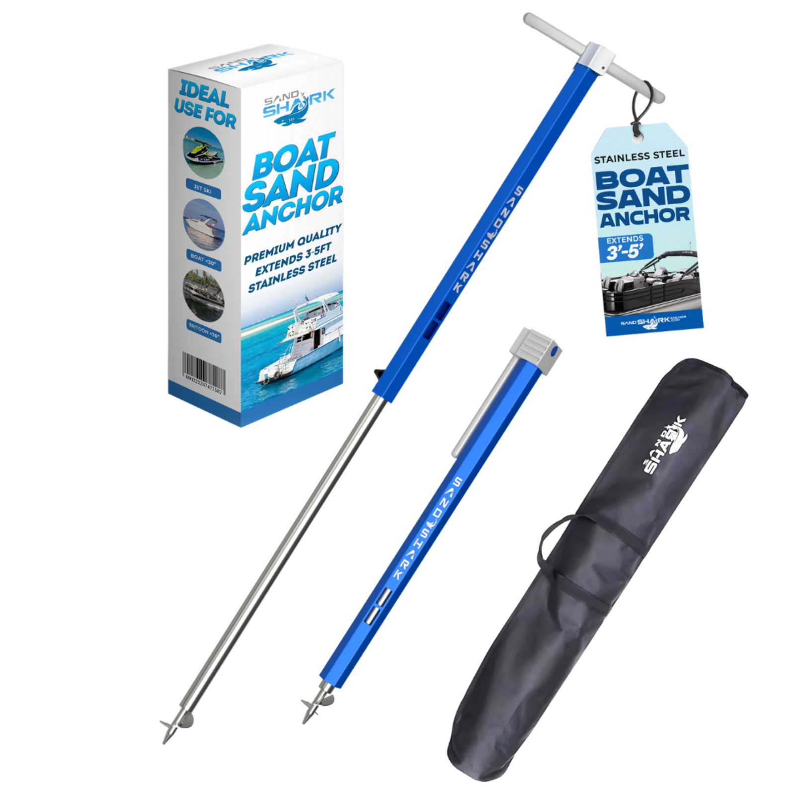 NEW for 2025 Ultimate XL 3.0  – Heavy-Duty Anchor for Boats, Pontoons, Tritoons