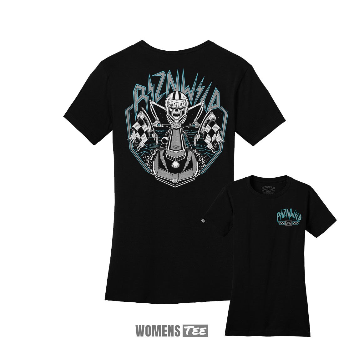 DEAD SET WOMEN&#39;S SHORT SLEEVE TEE IN BLACK