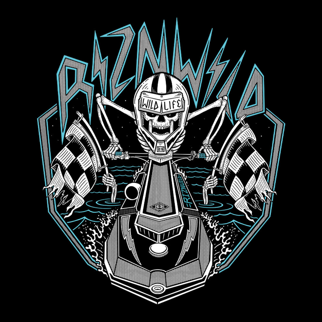 DEAD SET WOMEN&#39;S SHORT SLEEVE TEE IN BLACK