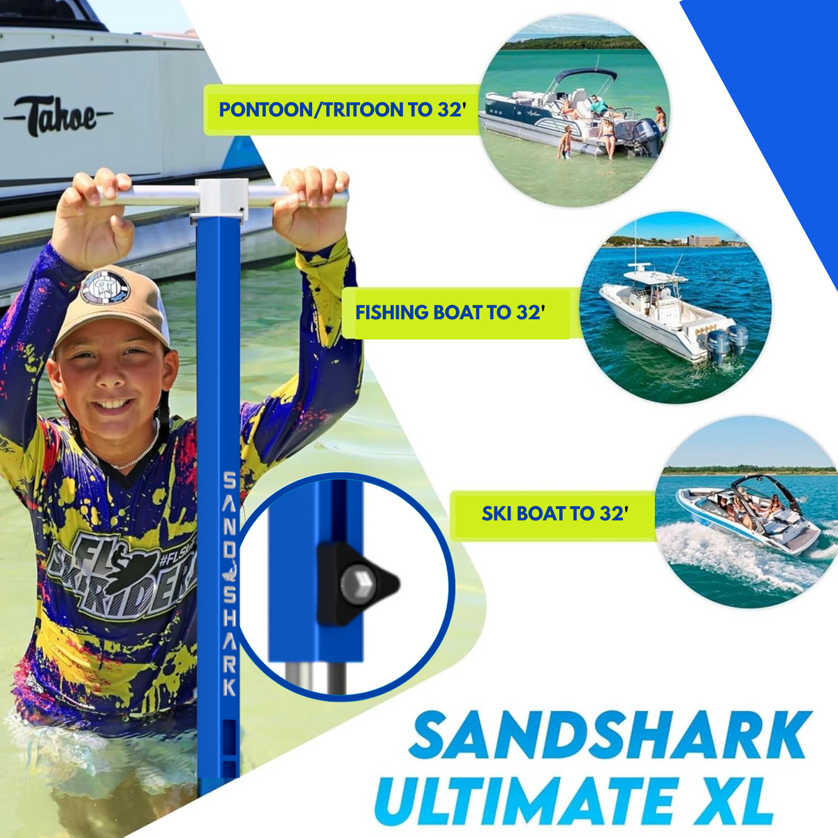 NEW for 2025 Ultimate XL 3.0  – Heavy-Duty Anchor for Boats, Pontoons, Tritoons