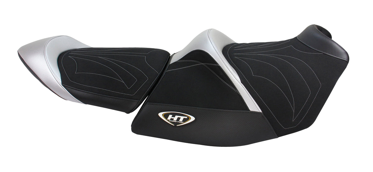 Hydro-Turf Seat Cover for Sea-Doo RXT/RXT-X 300/325 &amp; Wake Pro 18-25 (Blk/Sil)