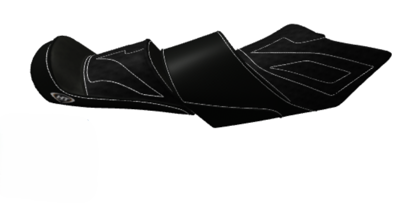 Hydro-Turf Seat Cover for Yamaha 14-18 FX Cruiser HO/SHO/SVHO/LTD (Sil/Blk)