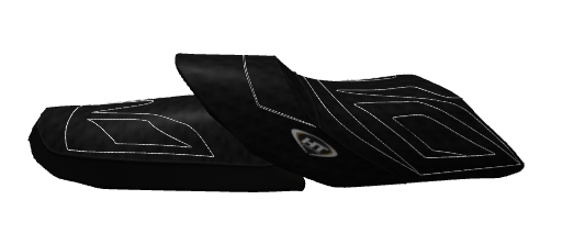 Hydro-Turf Premier Seat Cover compatible with Kawasaki STX-12F/ STX-15F (BLACK)