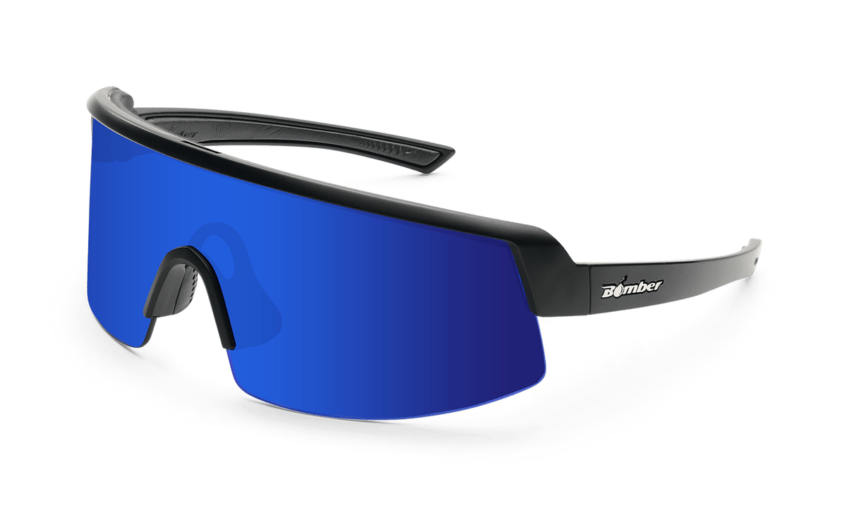 BOMB RIPPA Safety - Polarized Blue Mirror