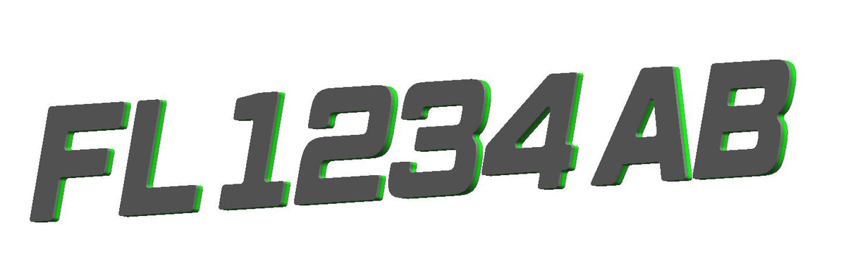 3D Registration Numbers