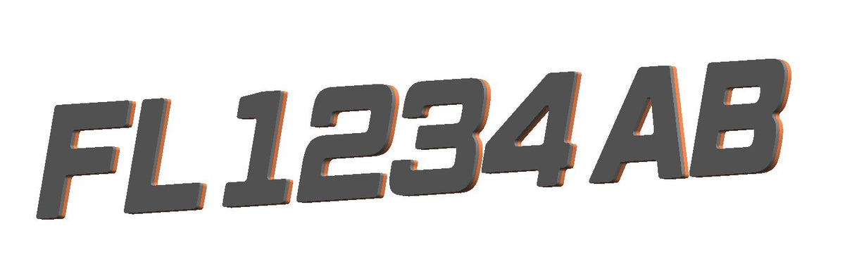 3D Registration Numbers