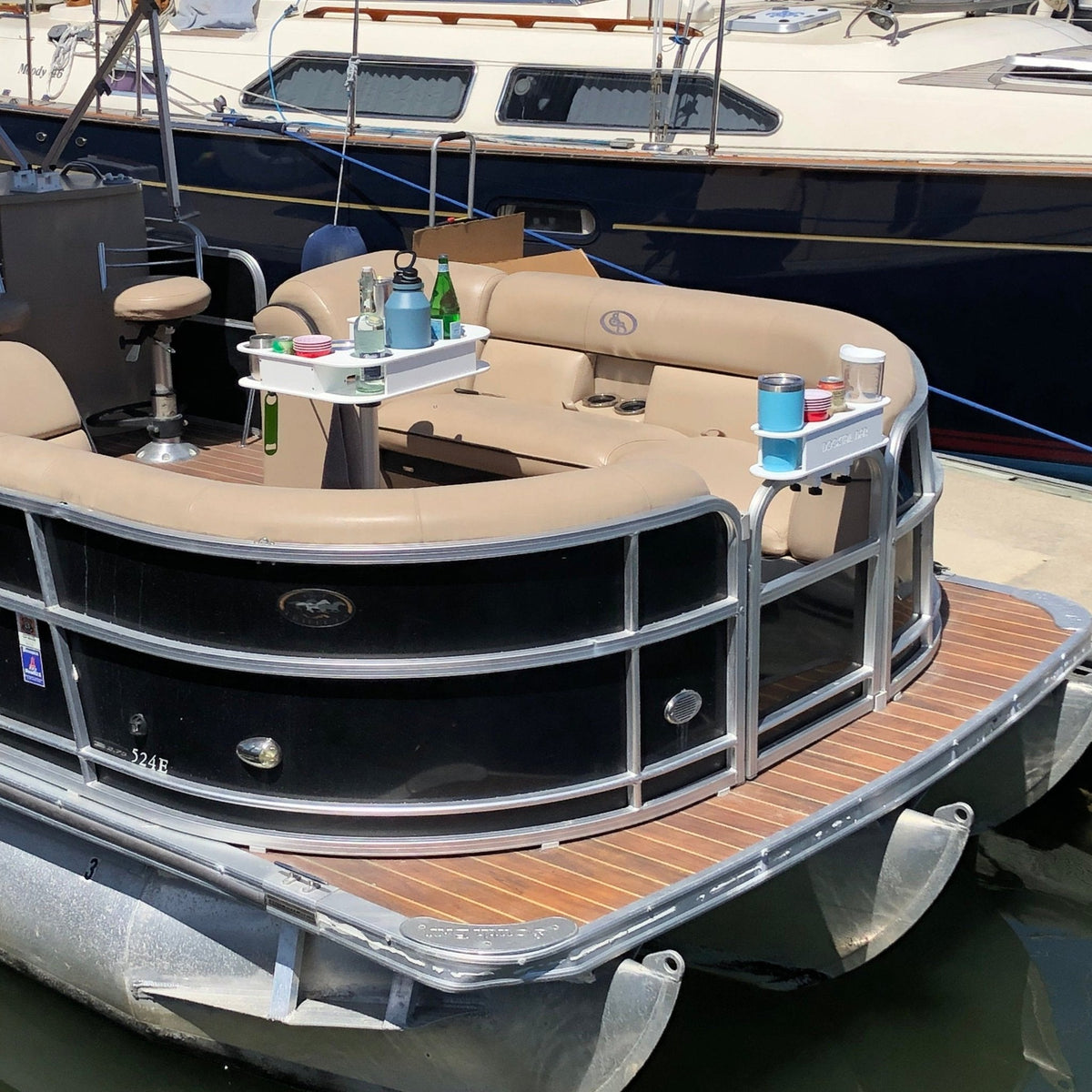 Docktail Bar Pontoon Boat Cup Holder Caddy - Choose Your Color