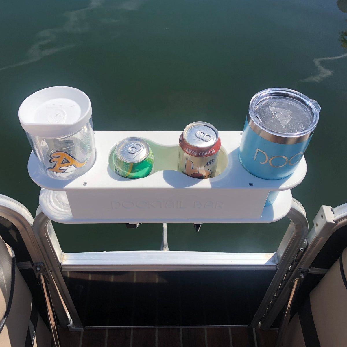 Docktail Bar Pontoon Boat Cup Holder Caddy - Choose Your Color