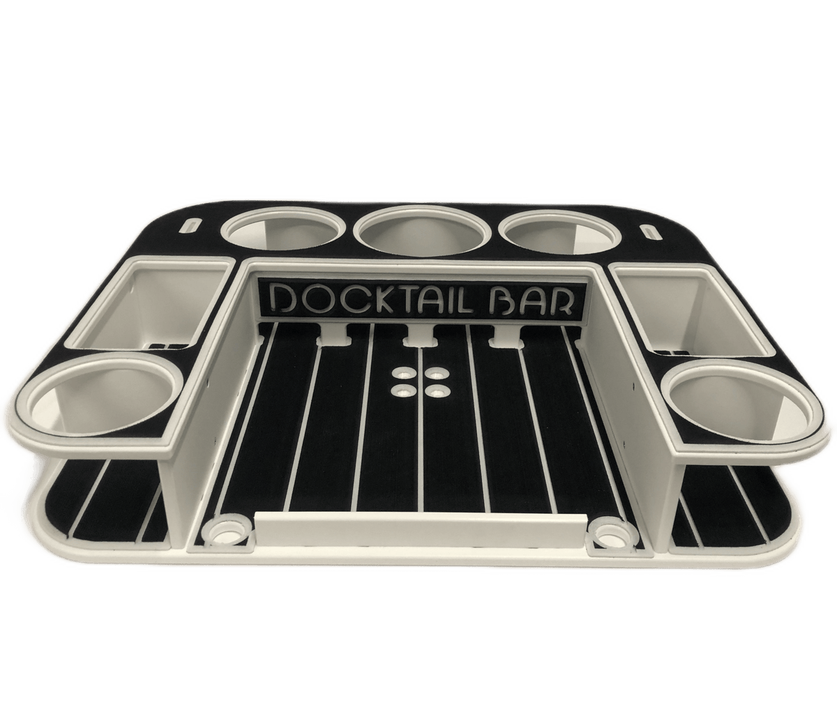 Docktail Butler Boat Table with 2 SeaSucker Vacuum Mounts - Perfect for Smooth Flat Surface Locations