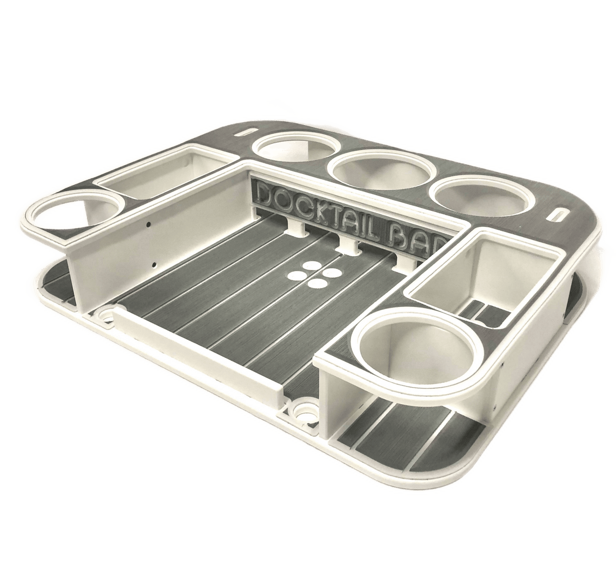 Docktail Butler Boat Table with 2 SeaSucker Vacuum Mounts - Perfect for Smooth Flat Surface Locations