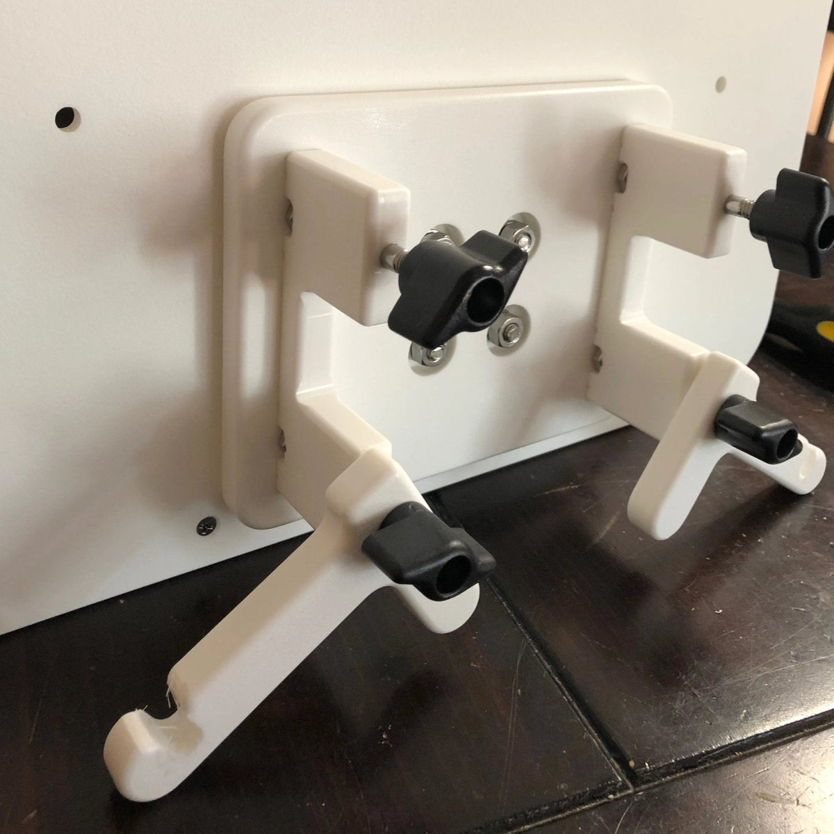 Docktail Utility Boat Table with Pontoon Boat Rail Mount