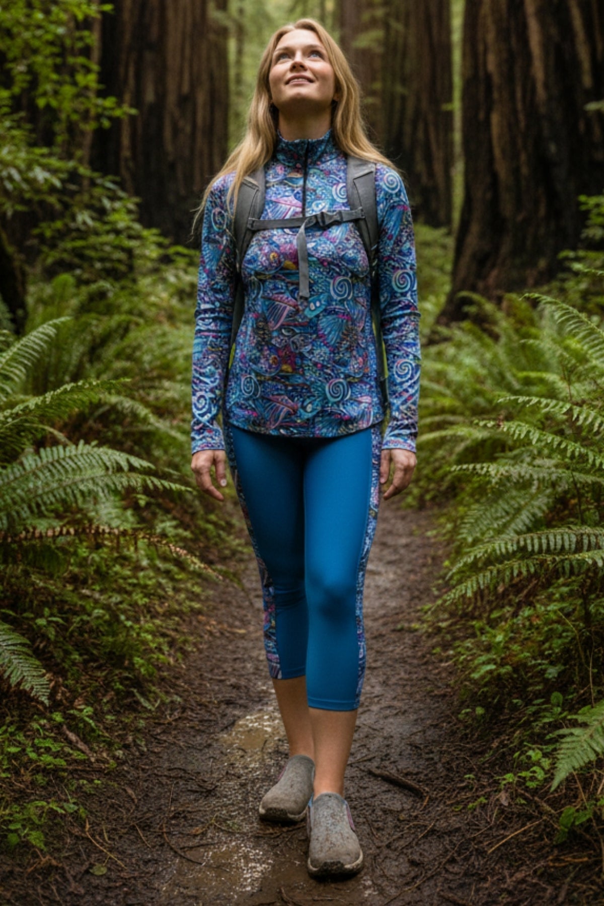 Enchanted Grayling 1/4 Zip Sunshirt