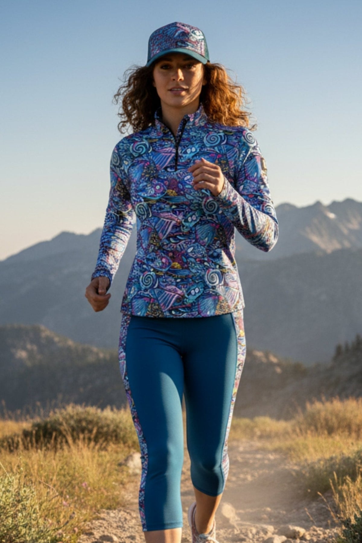 Enchanted Grayling Abstract Trucker Hat