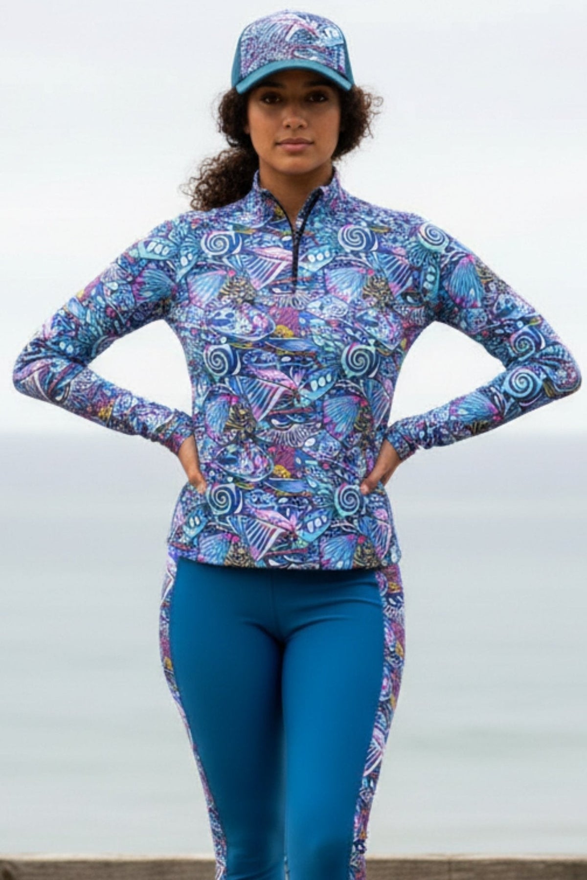 Enchanted Grayling Abstract Trucker Hat