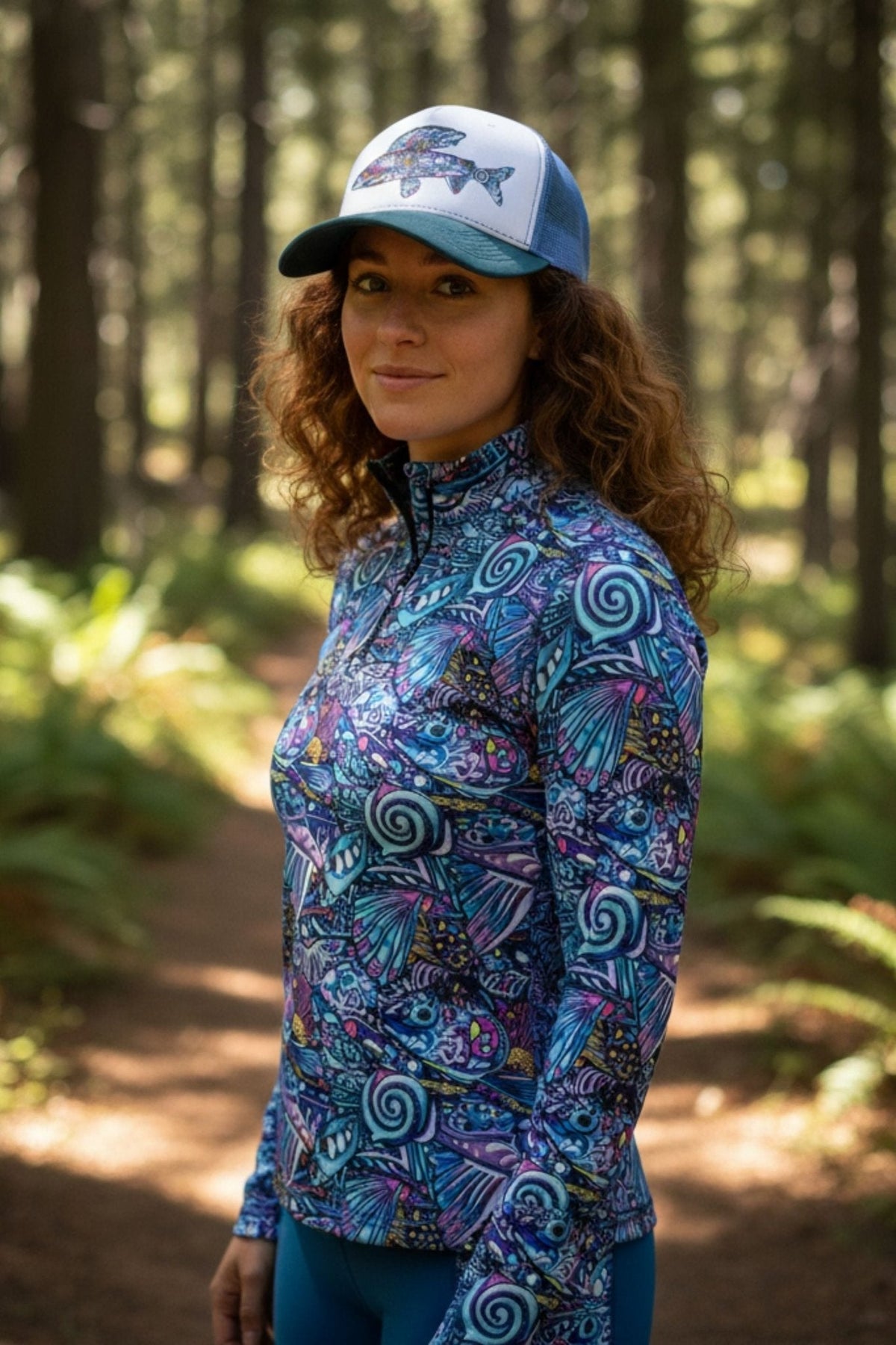 Enchanted Grayling Trucker Hat