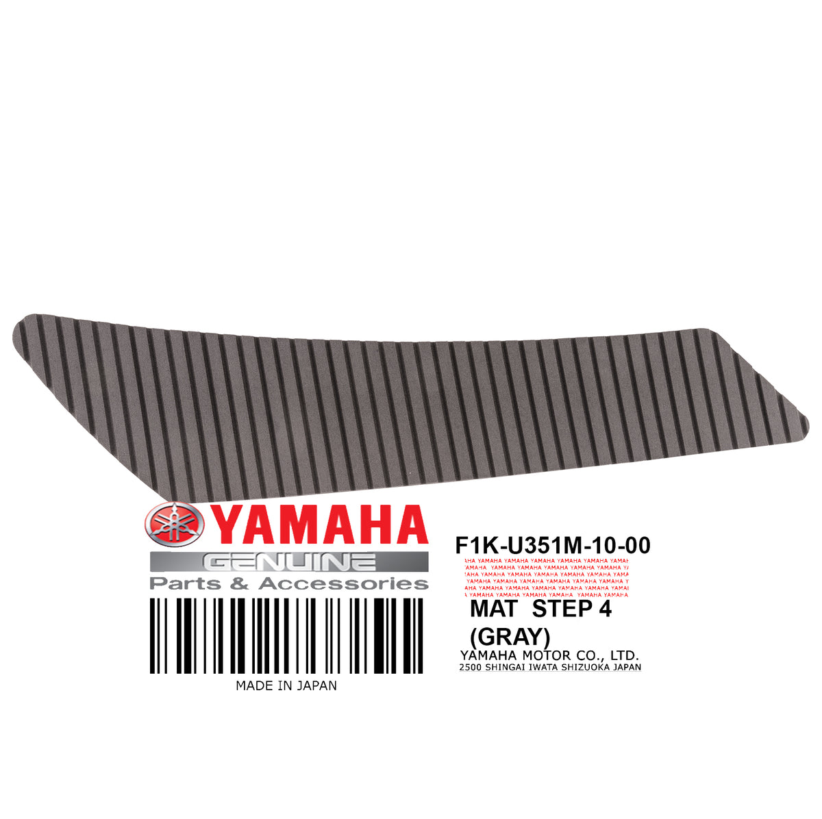 F1K-U351M-10-00 MAT STEP 4 GRAY