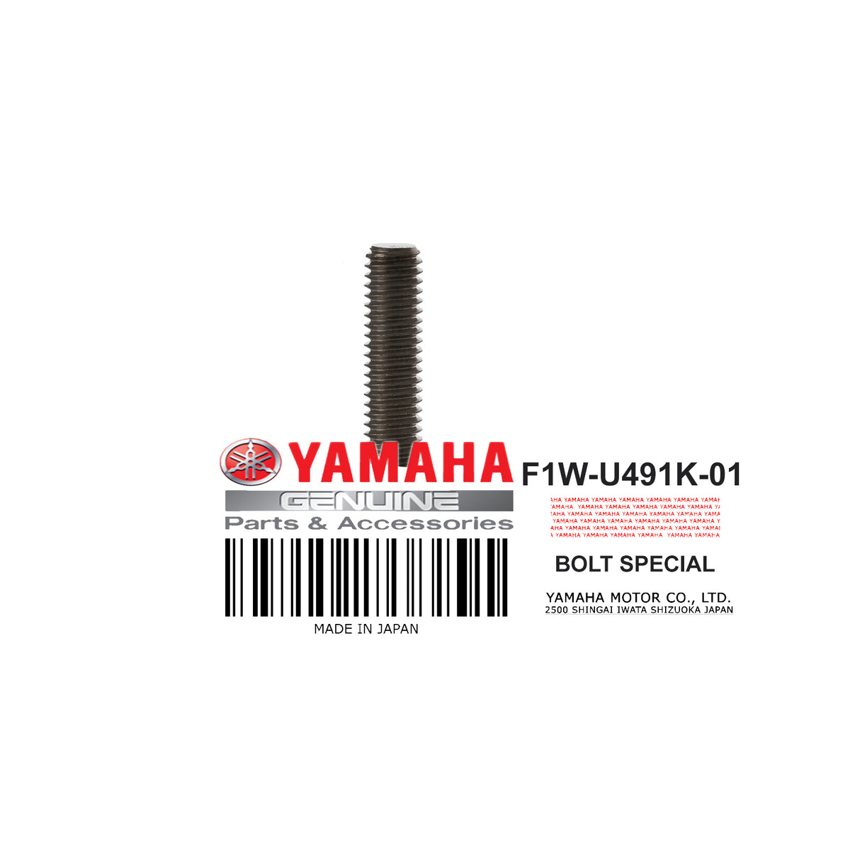 F1W-U491K-01-00 BOLT SPECIAL SS