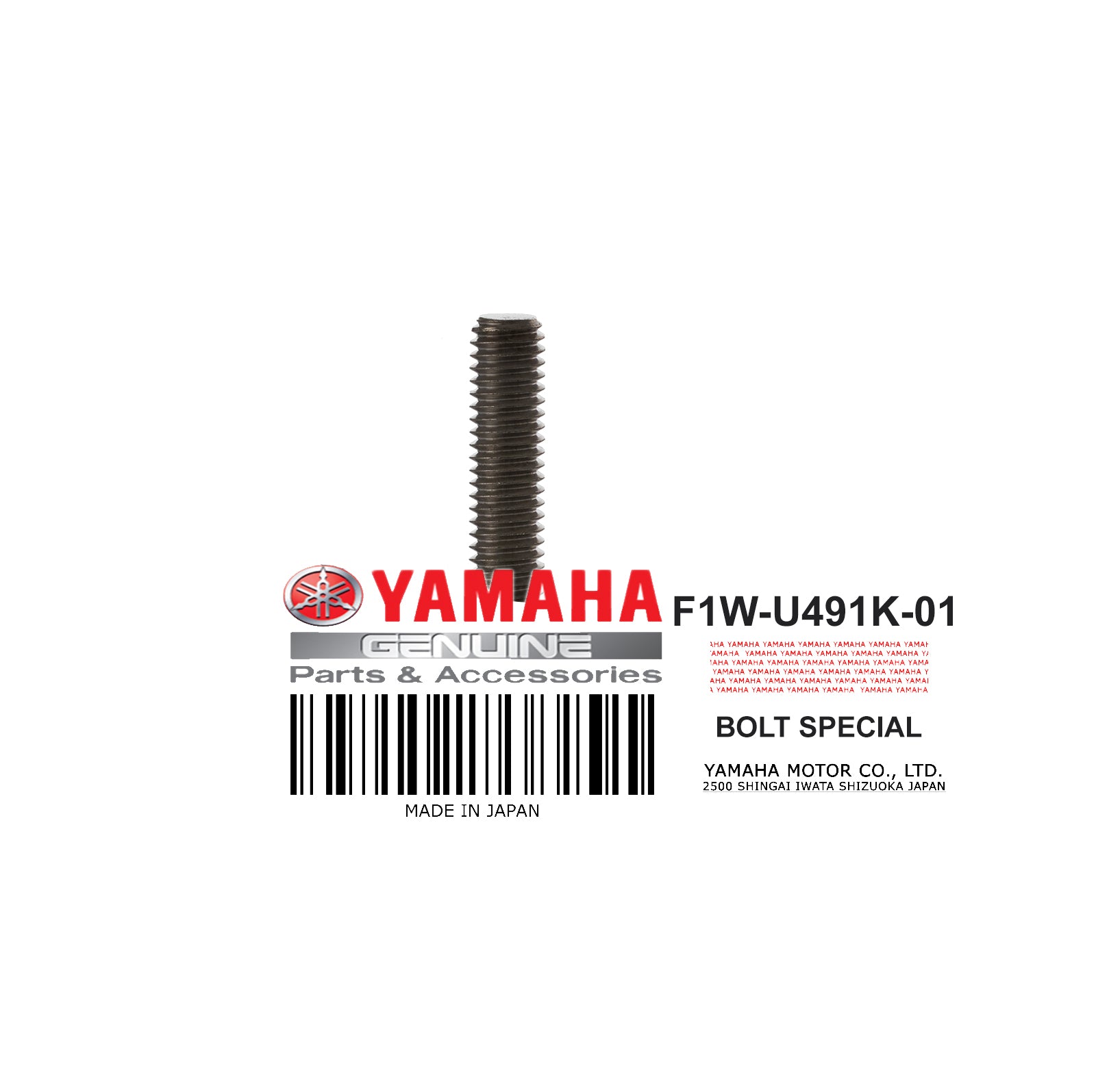 F1W-U491K-01-00 BOLT SPECIAL SS