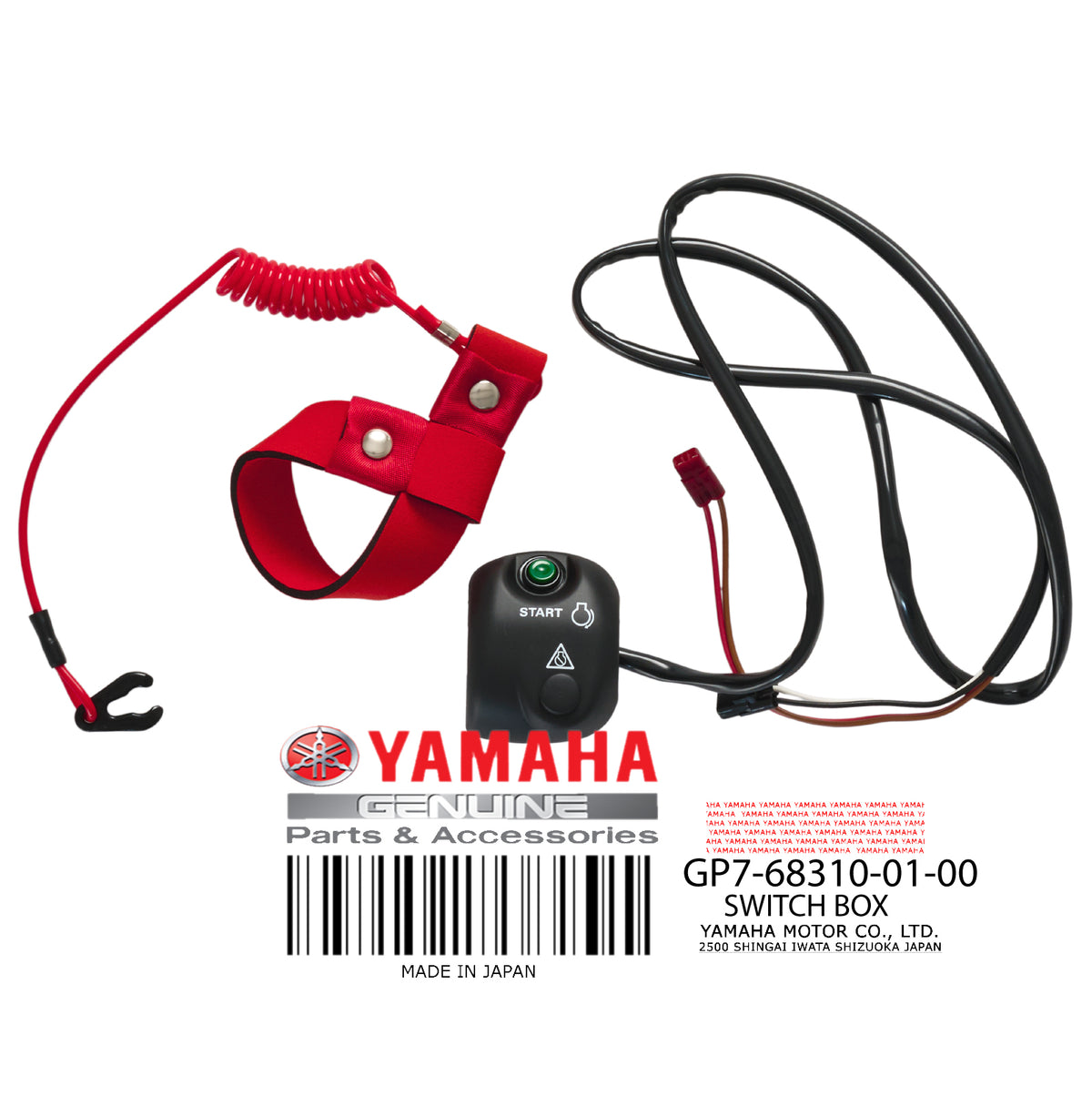 Yamaha OEM Part #GP7-68310-01-00: SWITCH BOX ASSY