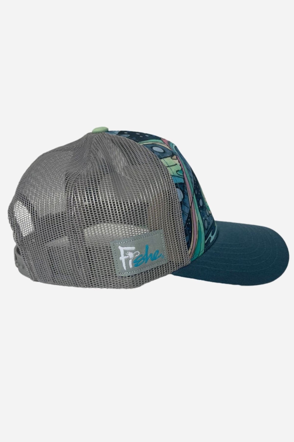 HaliBorealis Abstract Trucker Hat